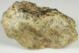 Olive Topazolite Garnet Cluster - Quartzite Mountain, Arizona #188304-1